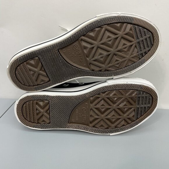 Converse Chuck Taylor All Star Sneakers Shoes Canvas Black Kids Youth 12 - Picture 10 of 11